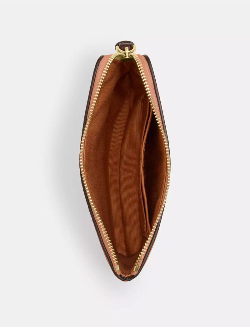 COACH Corner Zip Wristlet With Shell Print - Image 2