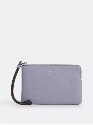 COACH Corner Zip Wristlet
