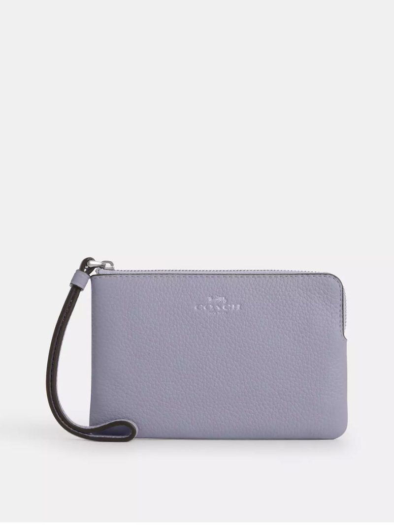 COACH Corner Zip Wristlet