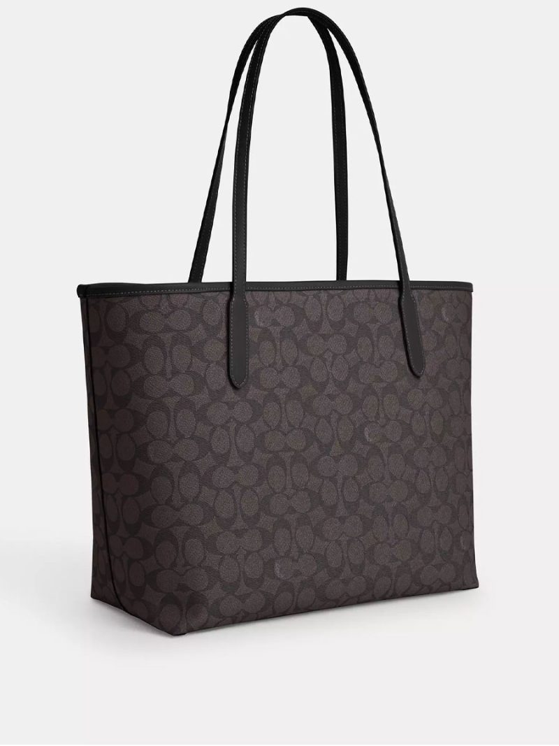 COACH City Tote Bag In Signature Canvas - Image 3