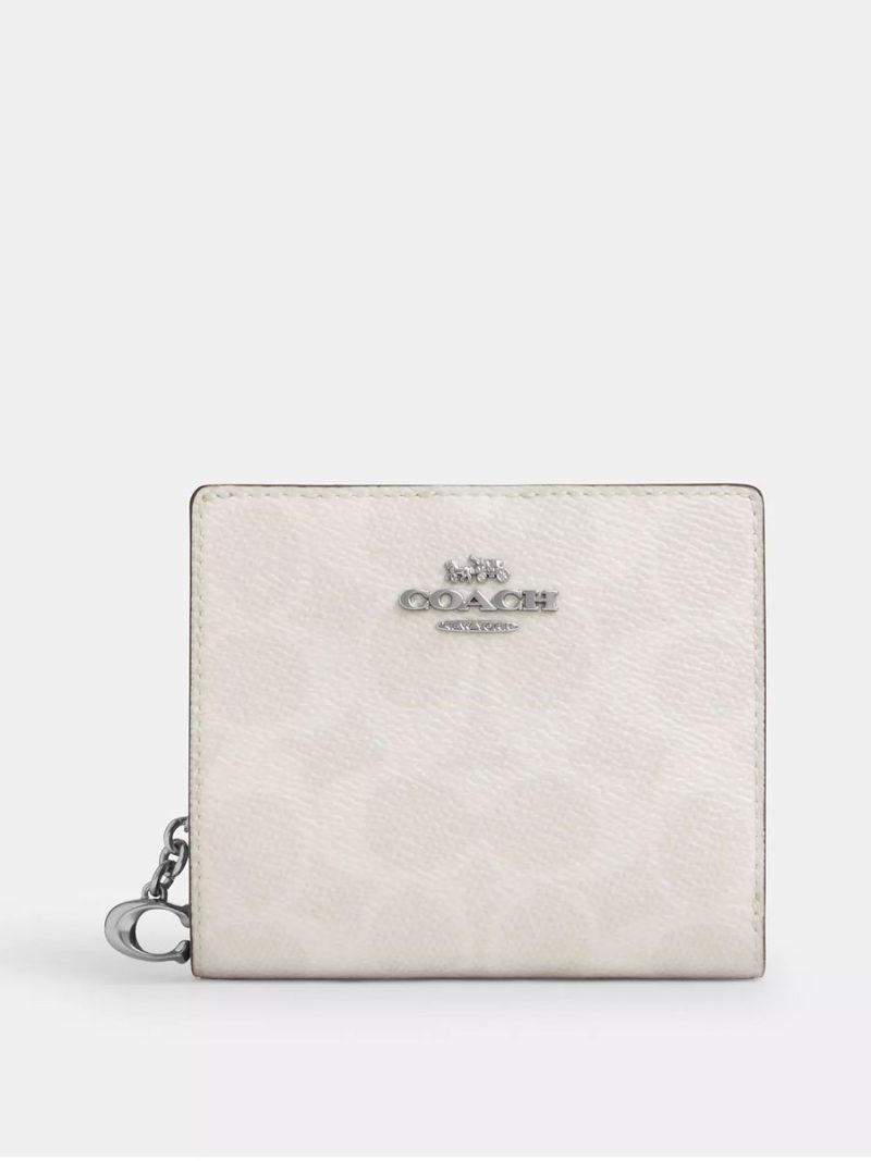 COACH Snap Wallet In Signature Canvas