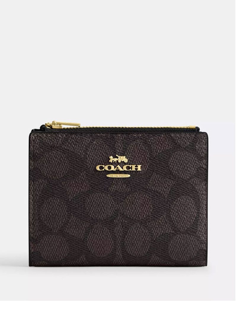 COACH Bifold Wallet In Signature Canvas