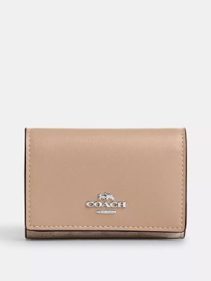 COACH Micro Wallet In Signature Canvas