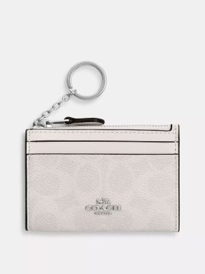 COACH Mini Skinny Id Case In Signature Canvas