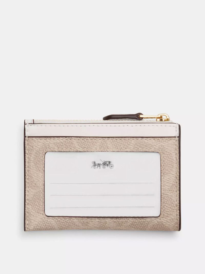 COACH Mini Skinny Id Case In Signature Canvas - Image 2