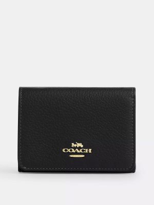 COACH Card Holder Wallet In Signature Canvas