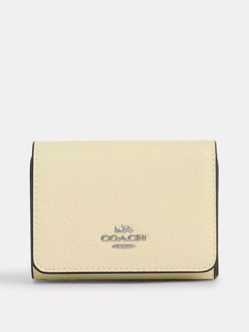COACH Card Holder Wallet In Signature Canvas