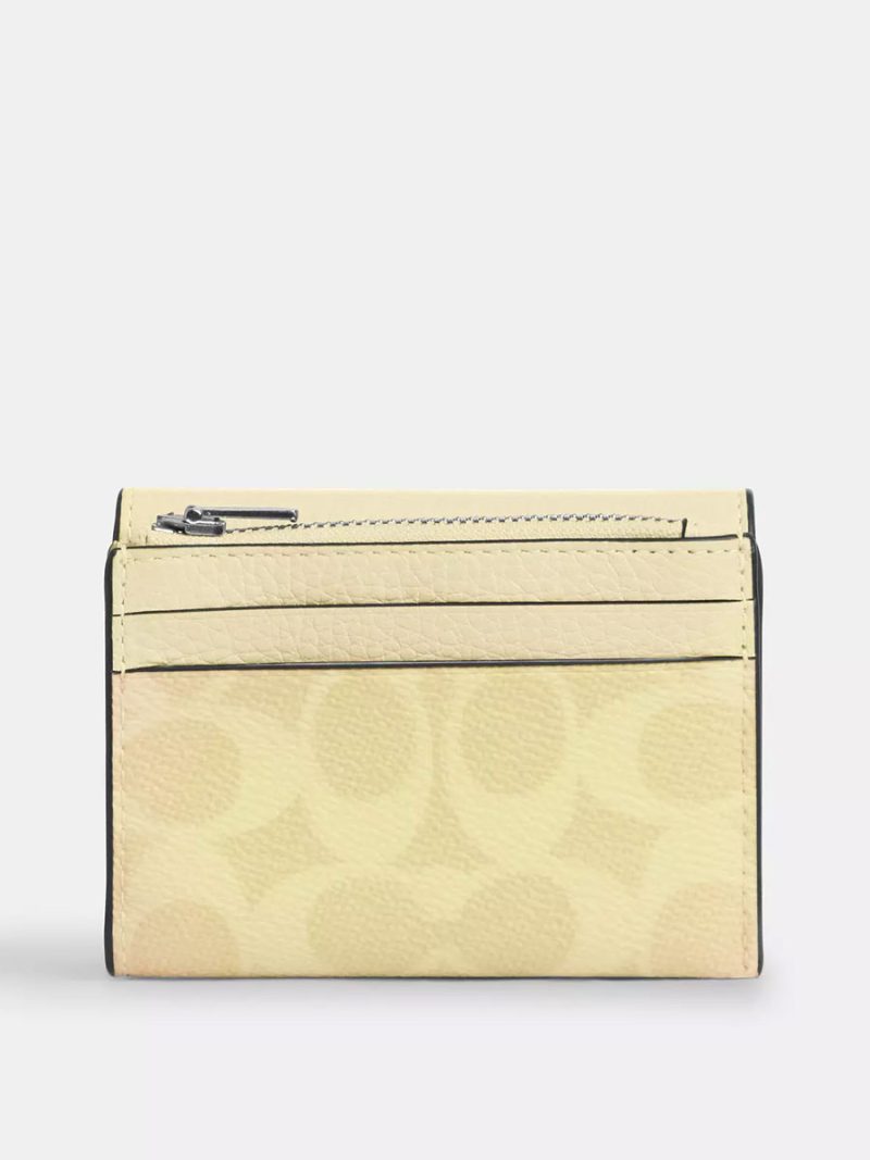 COACH Card Holder Wallet In Signature Canvas - Image 3