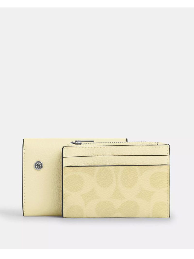 COACH Card Holder Wallet In Signature Canvas - Image 4