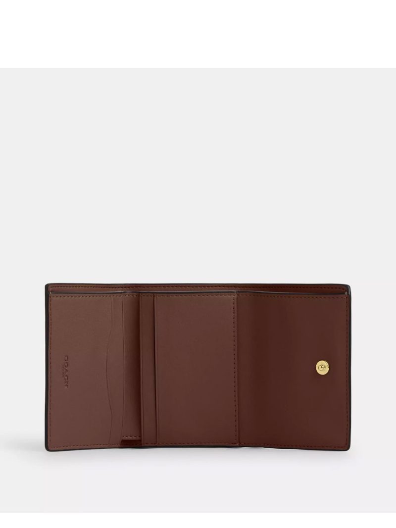 COACH Card Holder Wallet In Signature Canvas - Image 2