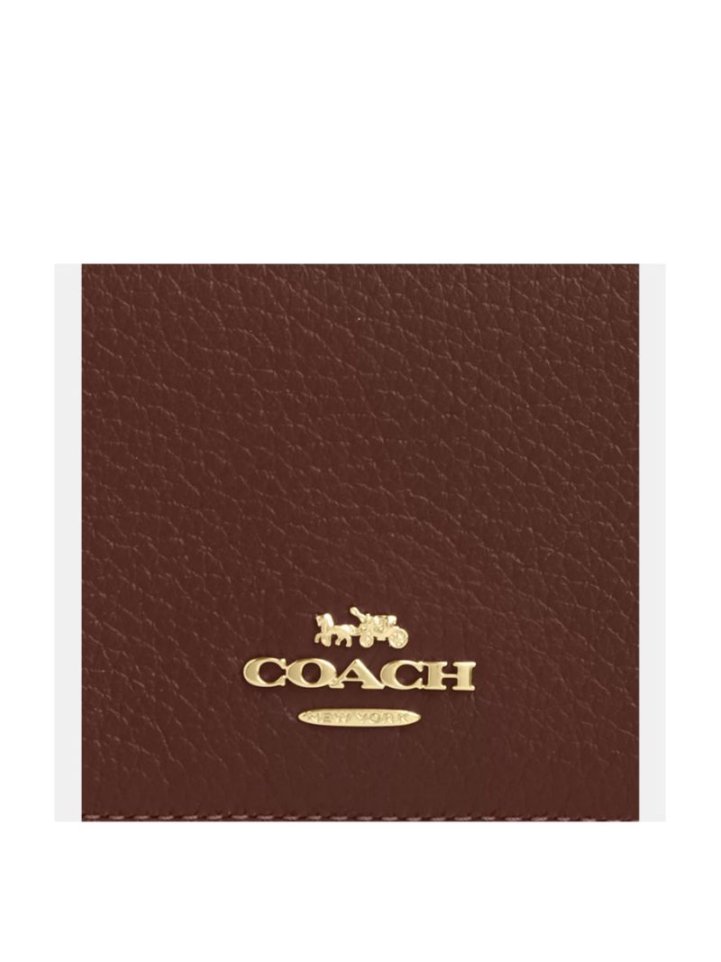 COACH Card Holder Wallet In Signature Canvas - Image 6
