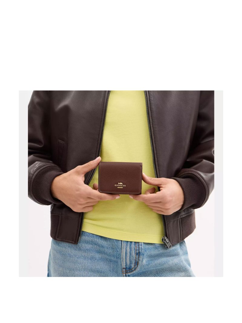 COACH Card Holder Wallet In Signature Canvas - Image 7