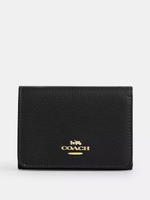 COACH Card Holder Wallet In Signature Canvas