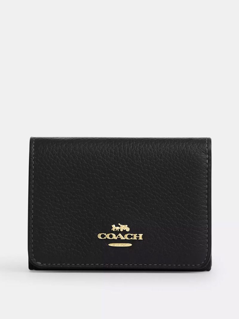 COACH Card Holder Wallet In Signature Canvas