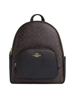 COACH Large Court Backpack In Signature Canvas