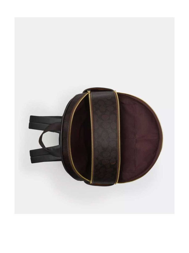 COACH Large Court Backpack In Signature Canvas - Image 2