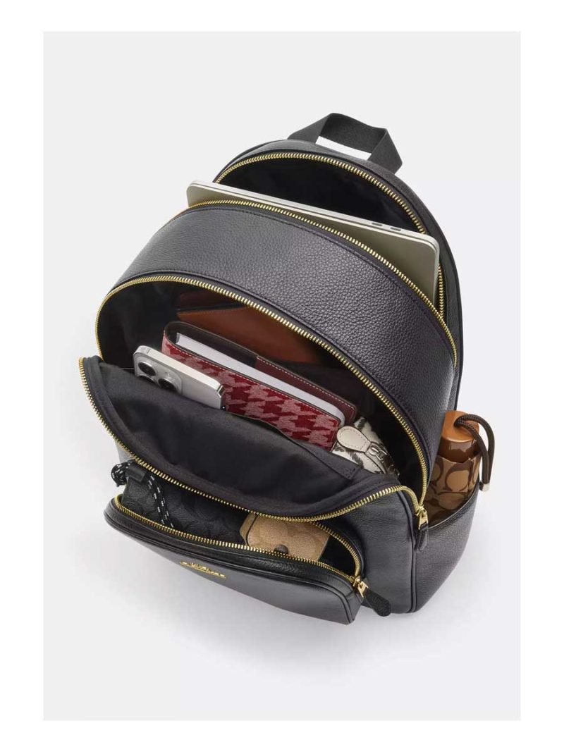COACH Large Court Backpack In Signature Canvas - Image 3