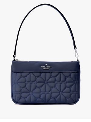 KATE SPADE Spade Flower Quilted Fabric Convertible Wristlet