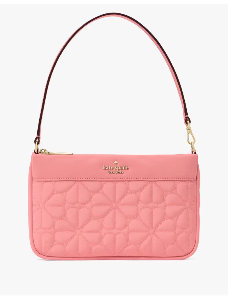 KATE SPADE Spade Flower Quilted Fabric Convertible Wristlet
