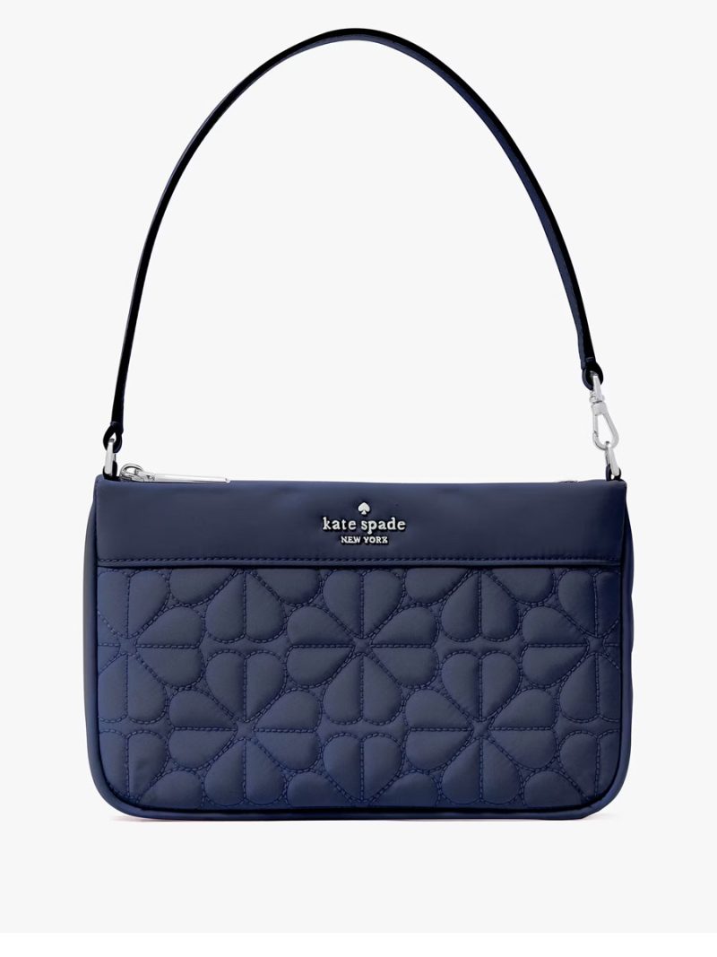 KATE SPADE Spade Flower Quilted Fabric Convertible Wristlet
