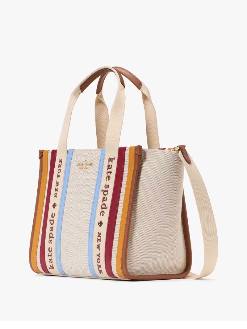 KATE SPADE Kip Stripe Small Tote - Image 3