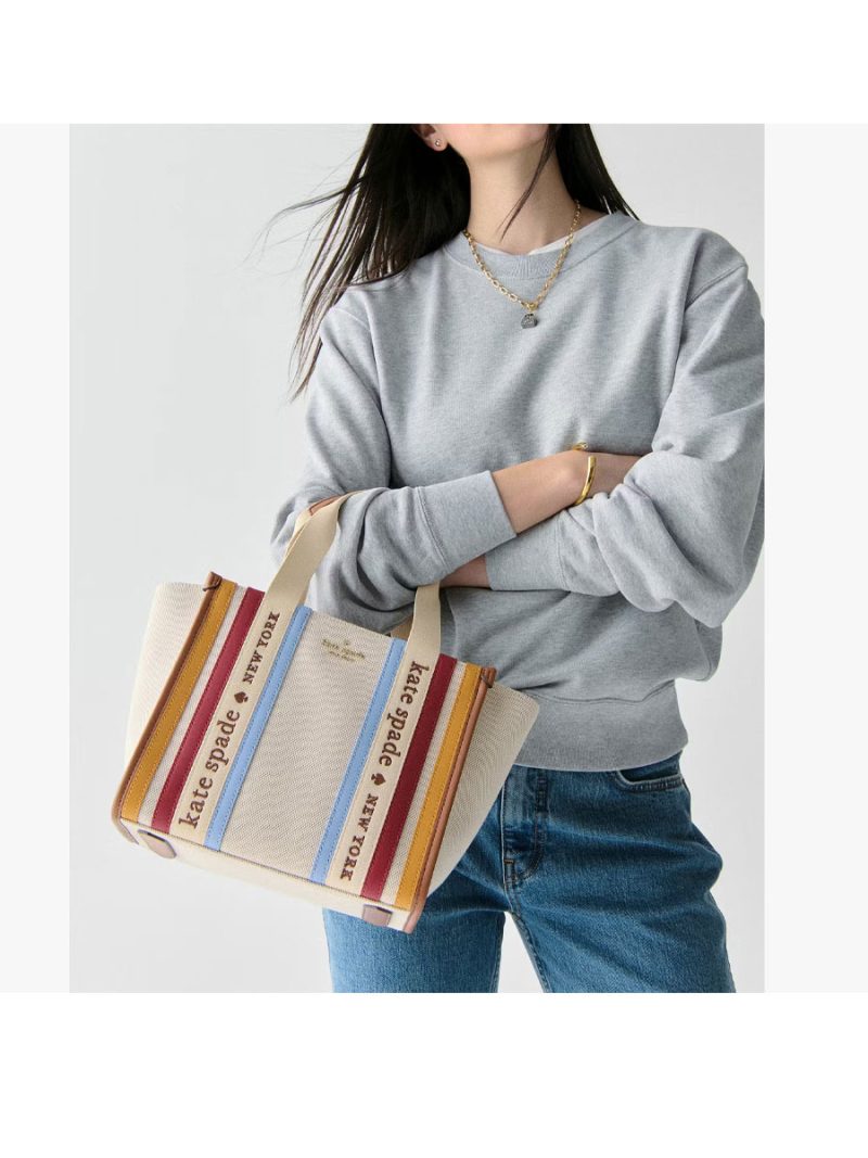 KATE SPADE Kip Stripe Small Tote - Image 5