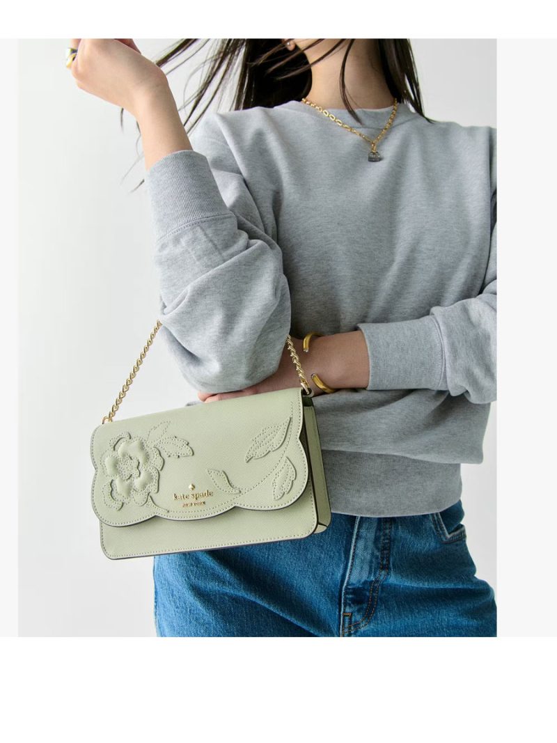 KATE SPADE Madison Floral Applique Willow Mini Crossbody - Image 5