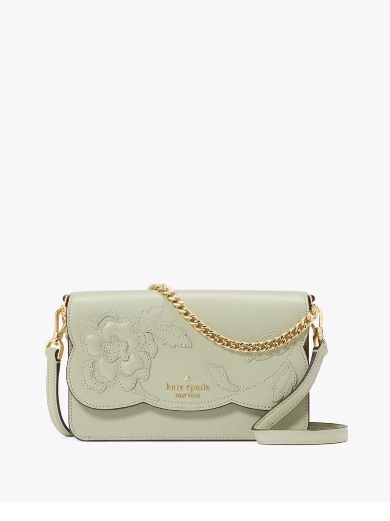 KATE SPADE Madison Floral Applique Willow Mini Crossbody