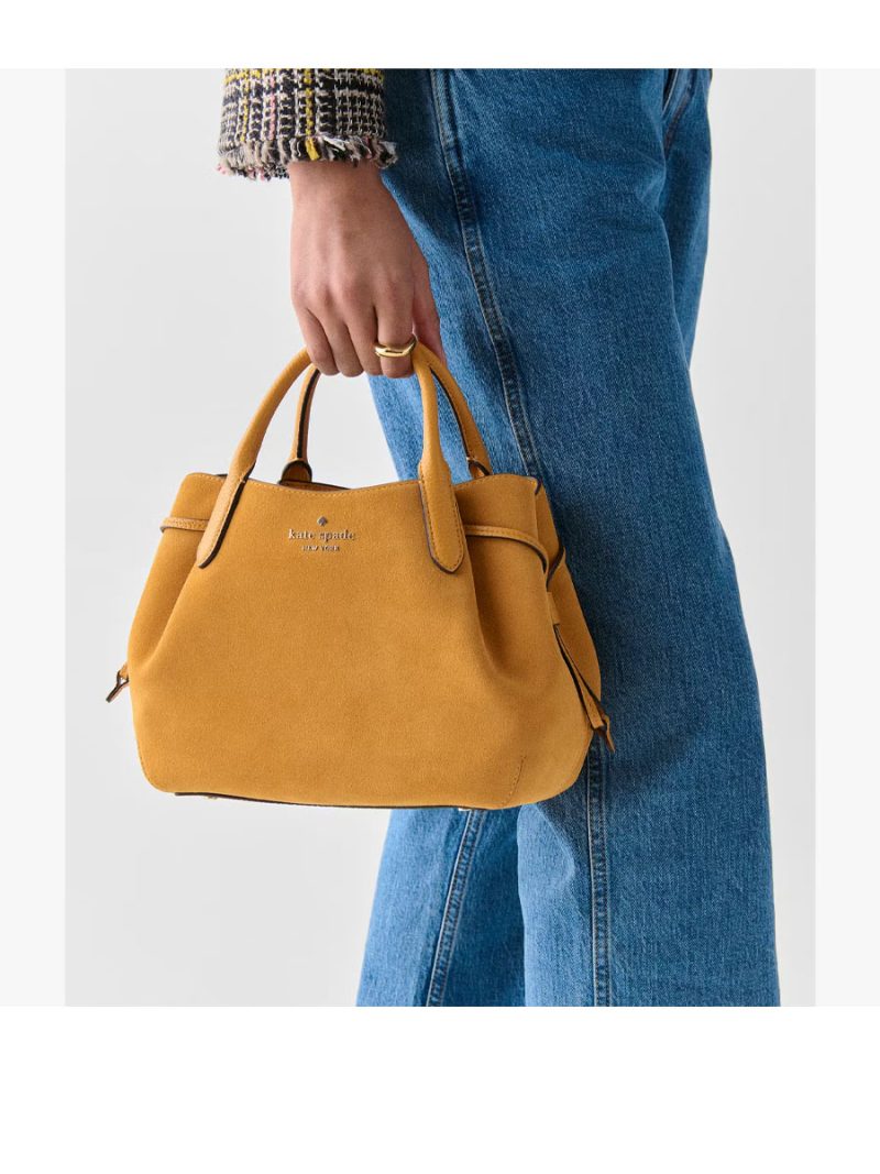 KATE SPADE Dumpling Suede Small Satchel - Image 5