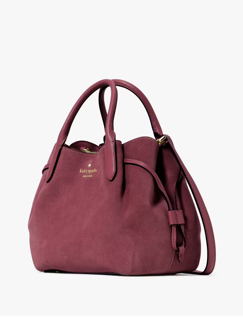 KATE SPADE Dumpling Suede Small Satchel - Image 3