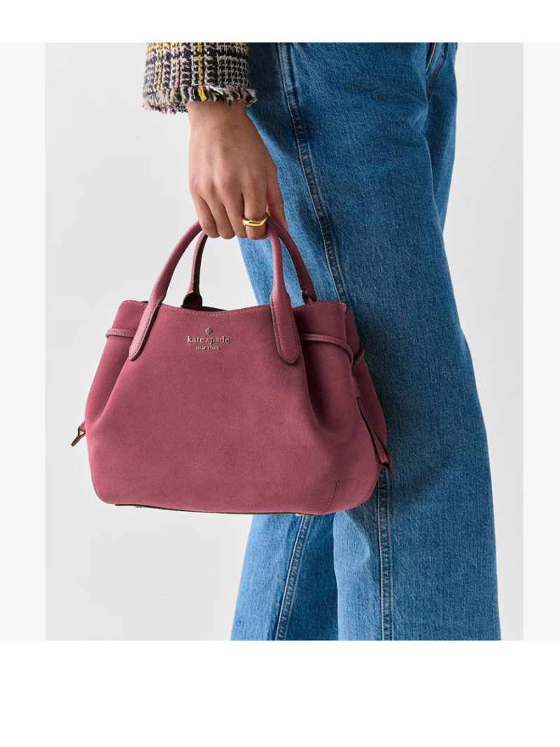 KATE SPADE Dumpling Suede Small Satchel - Image 5
