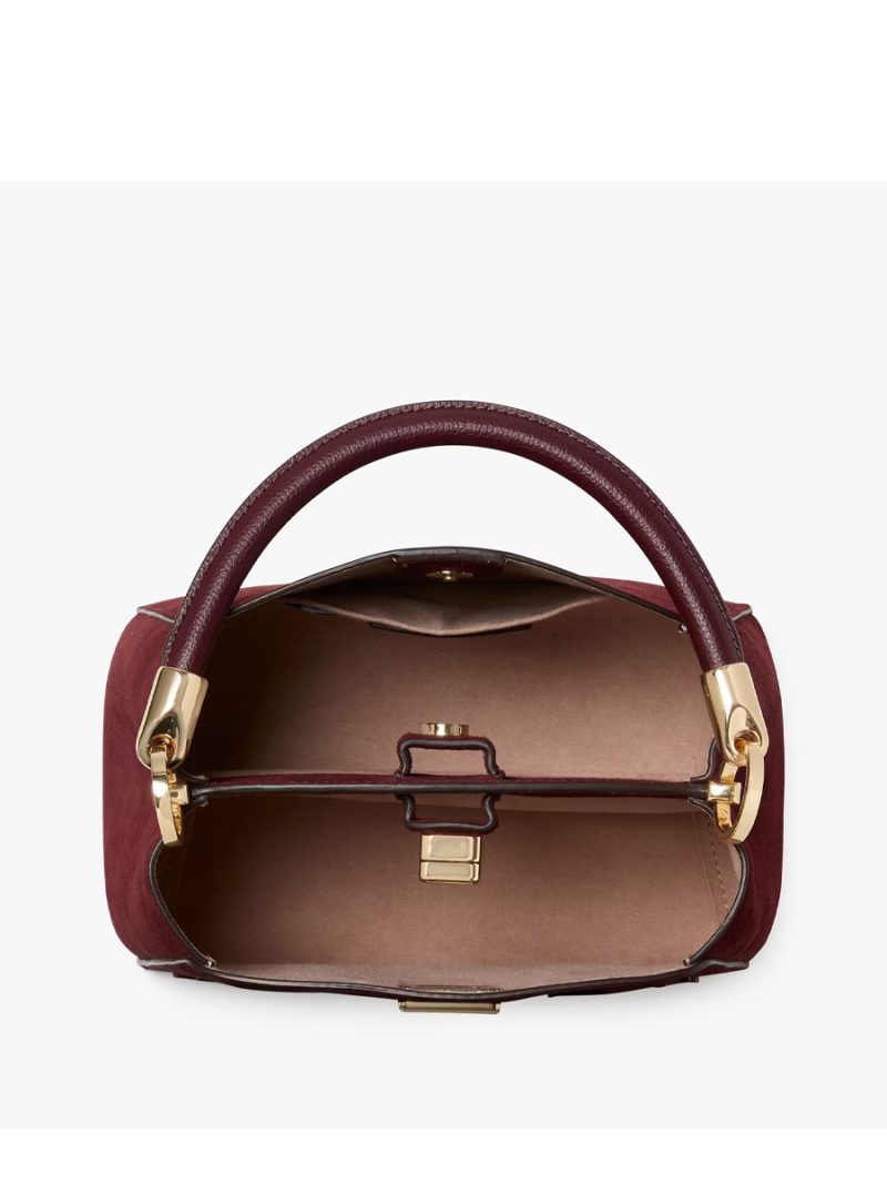 KATE SPADE Phoebe Suede Floral Applique Small Top Handle Satchel - Image 2
