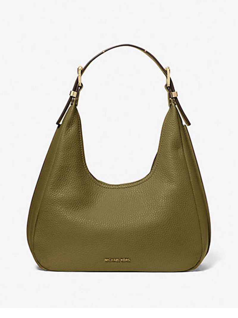 MICHAEL Michael Kors Nolita Small Pebbled Leather Hobo Shoulder Bag