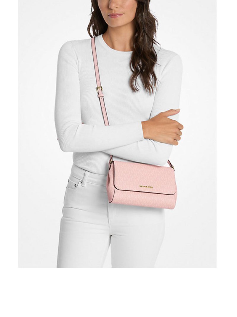MICHAEL Michael Kors Medium Logo Convertible Crossbody Bag - Image 3