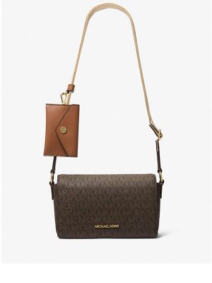 MICHAEL Michael Kors Vincent Small Signature Logo Crossbody Bag with Card Case
