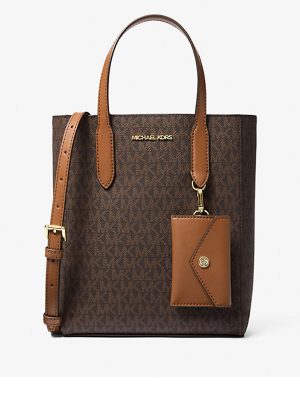 MICHAEL Michael Kors Vincent Small Signature Logo Convertible Tote Bag with Card Case