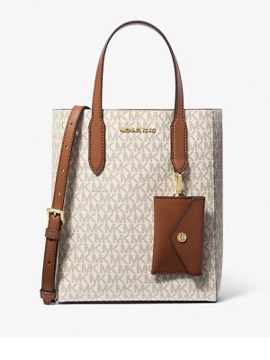 MICHAEL Michael Kors Vincent Small Signature Logo Convertible Tote Bag with Card Case