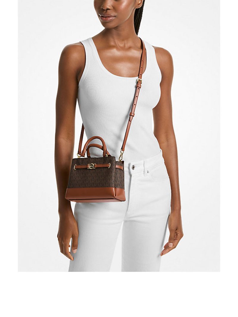 MICHAEL Michael Kors Reed Extra-Small Signature Logo Satchel - Image 3