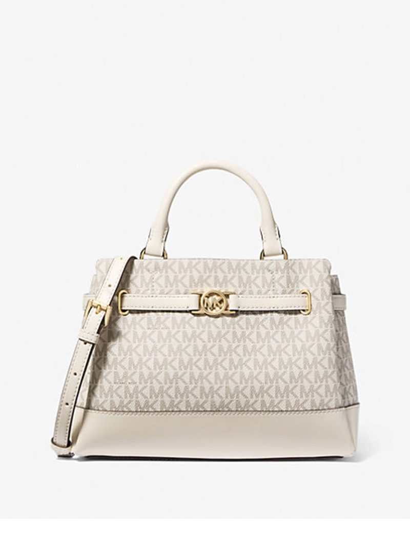 MICHAEL Michael Kors Reed Small Signature Logo Satchel