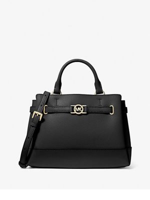 MICHAEL Michael Kors Reed Small Pebbled Leather Satchel