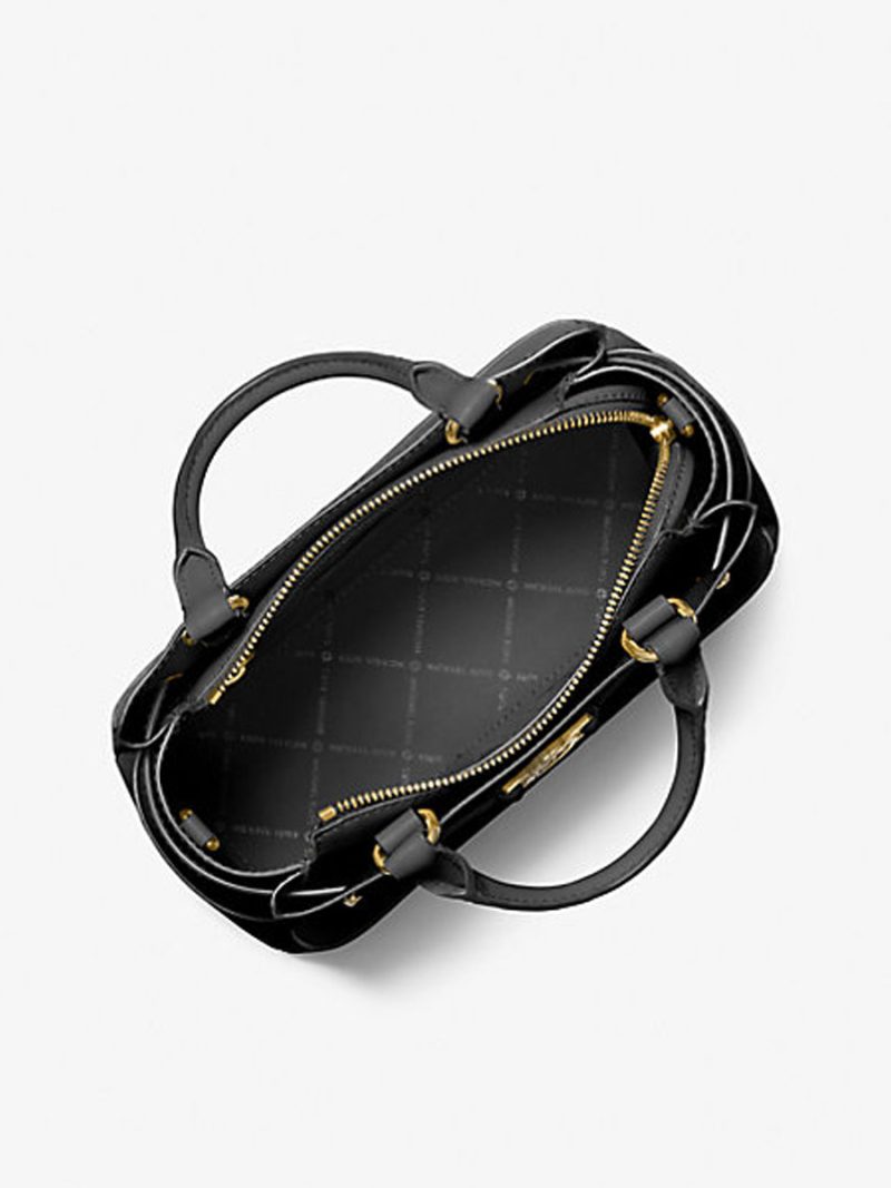 MICHAEL Michael Kors Reed Small Pebbled Leather Satchel - Image 2
