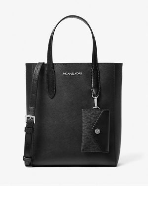 MICHAEL Michael Kors Vincent Small Saffiano Leather Convertible Tote Bag with Card Case