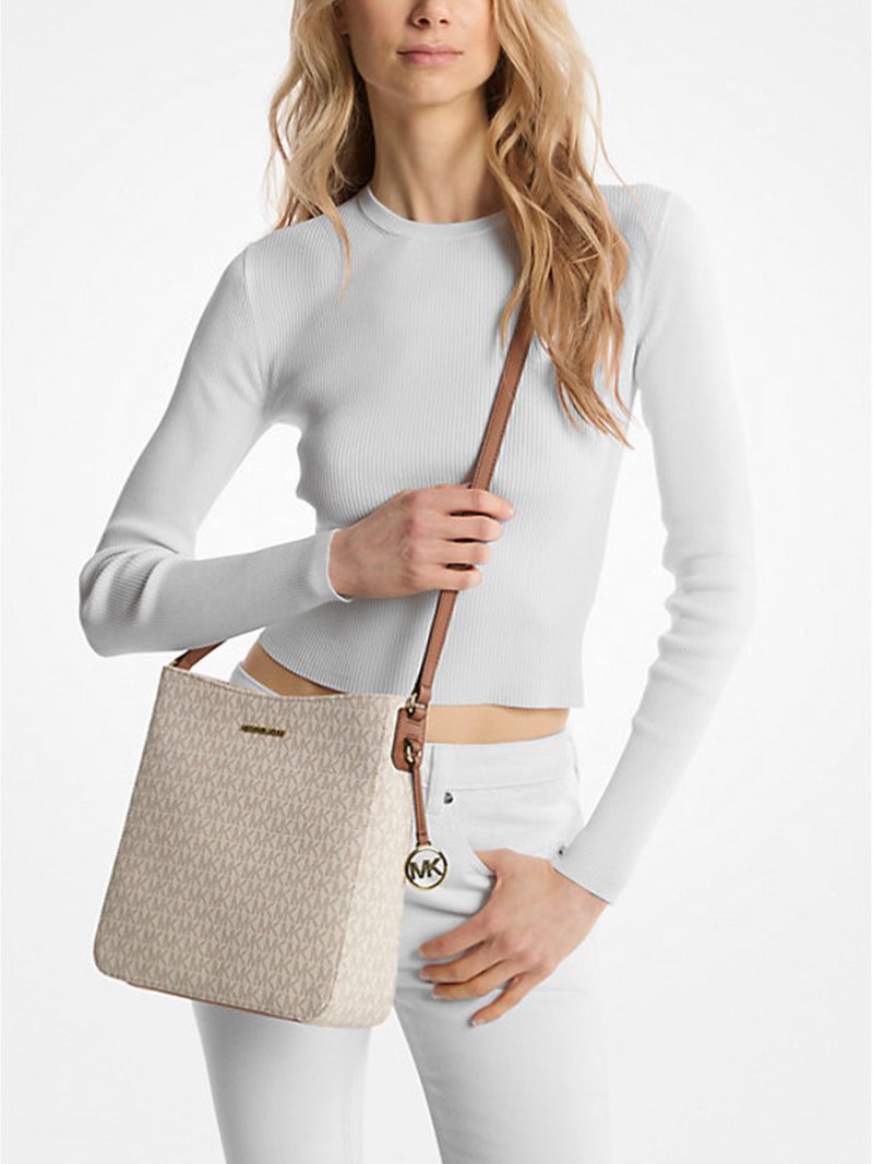 MICHAEL Michael Kors Jet Set Travel Large Logo Messenger Bag - Image 4