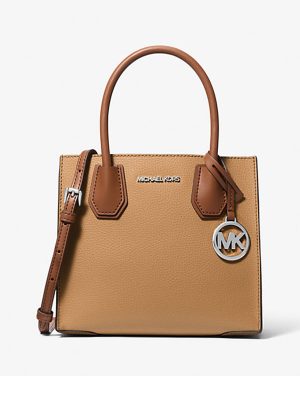 MICHAEL Michael Kors Mercer Medium Pebbled Leather Crossbody Bag