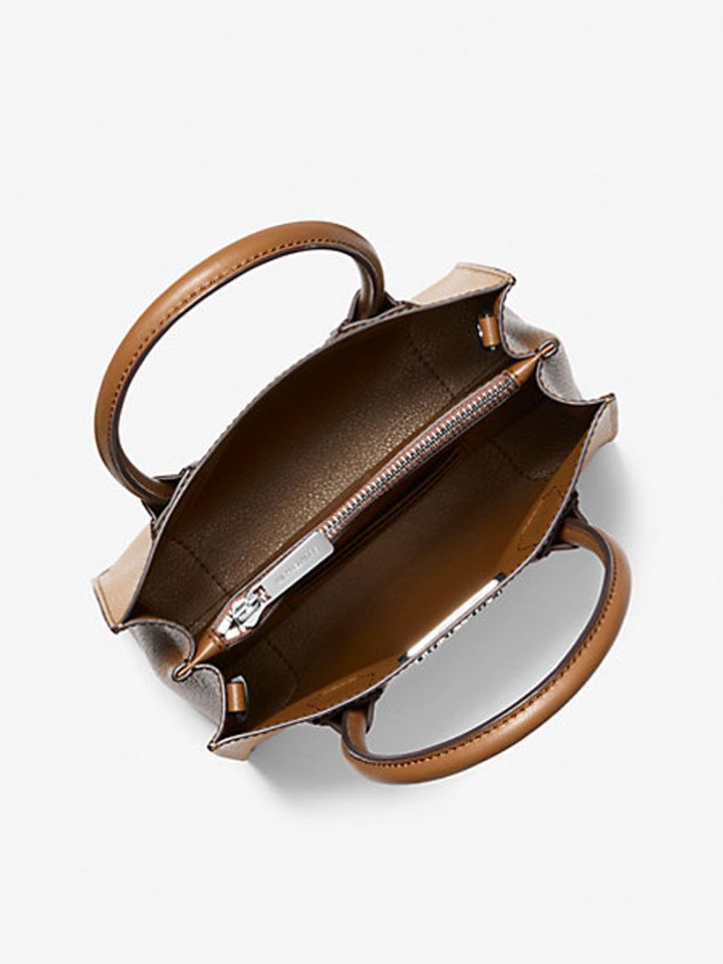 MICHAEL Michael Kors Mercer Medium Pebbled Leather Crossbody Bag - Image 2