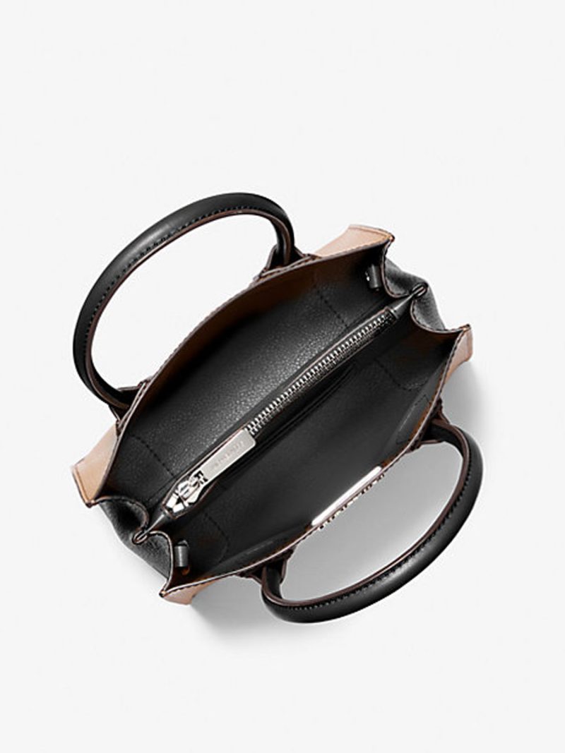MICHAEL Michael Kors Mercer Medium Pebbled Leather Crossbody Bag - Image 2
