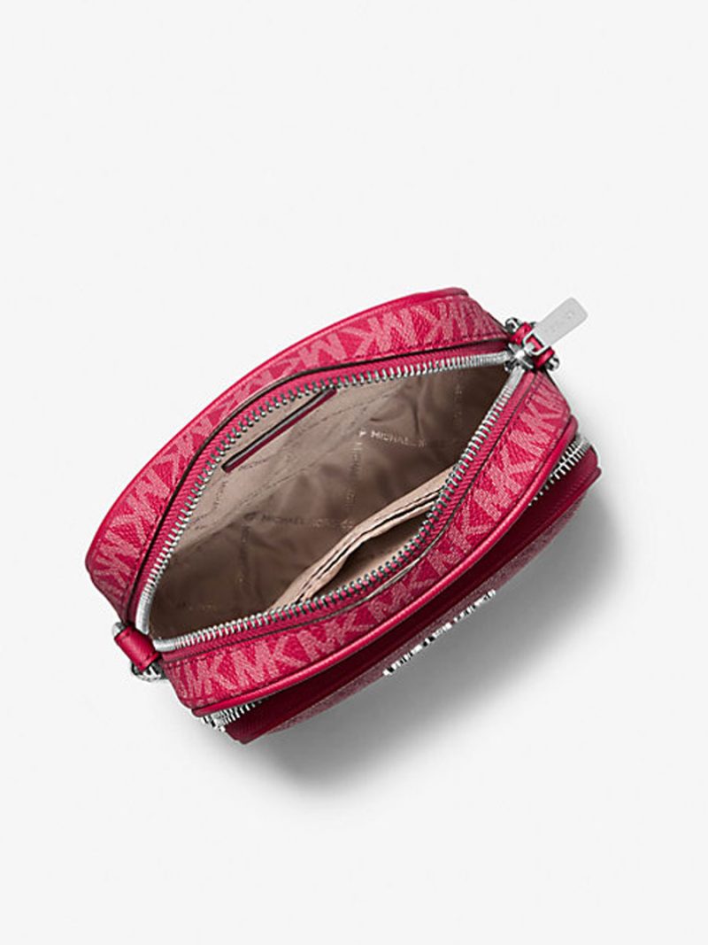MICHAEL Michael Kors Jet Set Travel Medium Signature Logo Crossbody Bag - Image 2