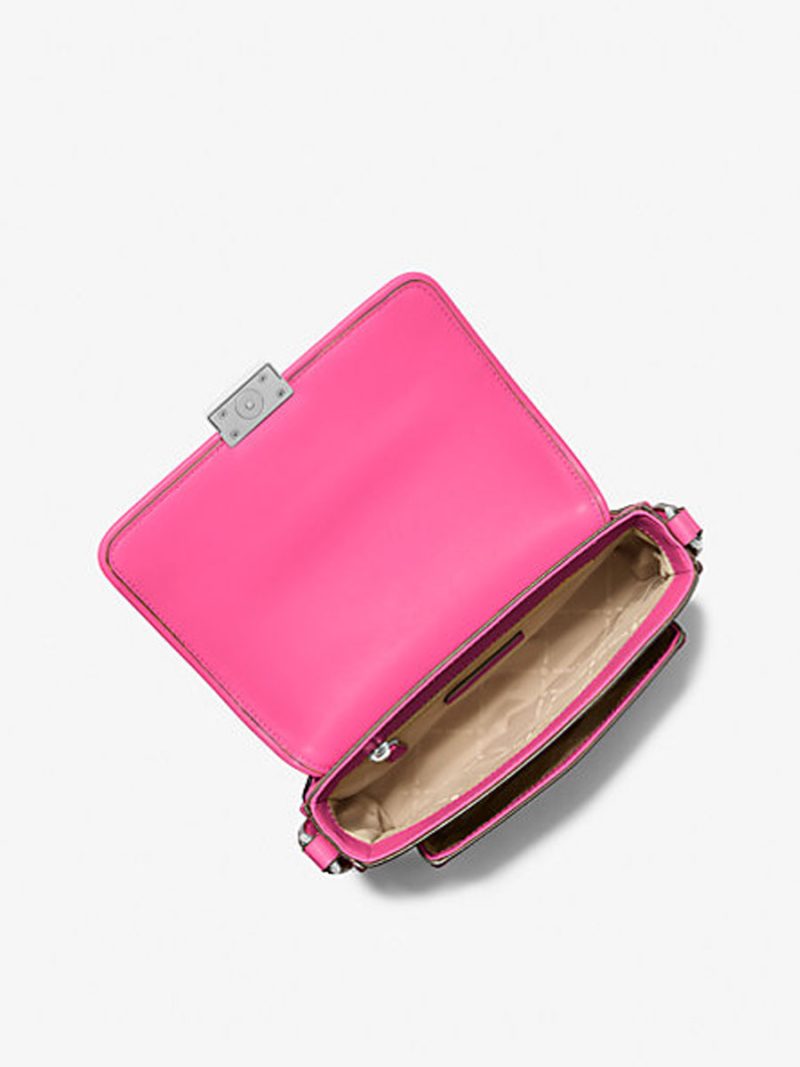 MICHAEL Michael Kors Bradshaw Medium Leather Messenger Bag - Image 2