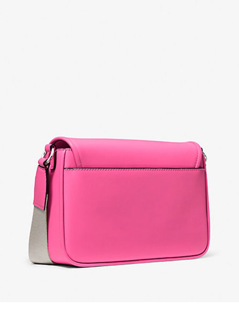MICHAEL Michael Kors Bradshaw Medium Leather Messenger Bag - Image 3