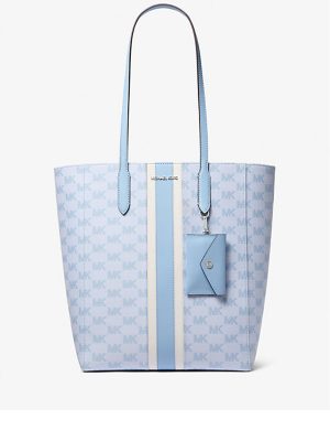 MICHAEL Michael Kors Vincent Large Logo Jacquard Tote Bag with Card Case